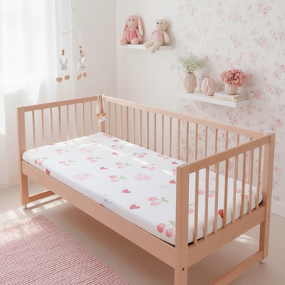 Drap housse bebe fille