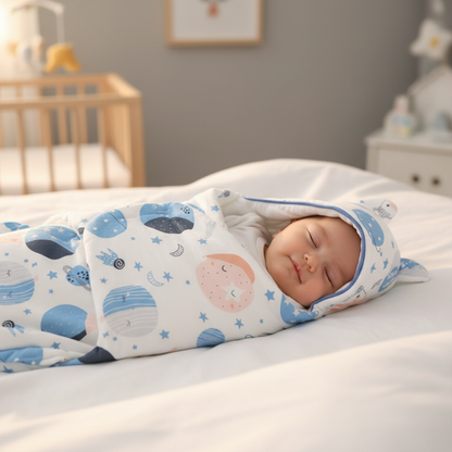 Nid d ange bebe en coton