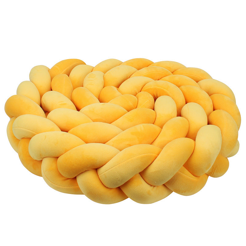 tresse de lit bébé jaune