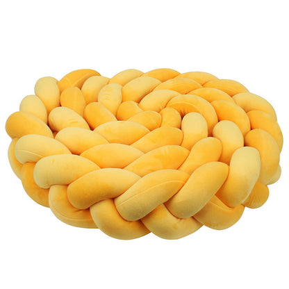 tresse de lit bébé jaune