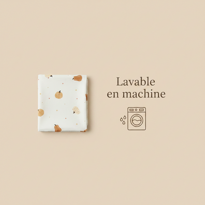 Drap housse pour bebe lavable 
