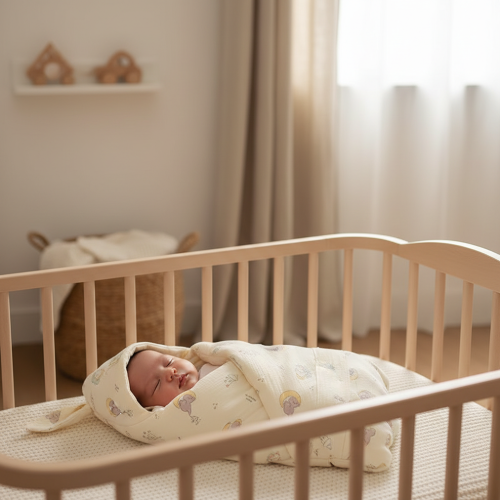 Nid d'ange hiver bebe coton