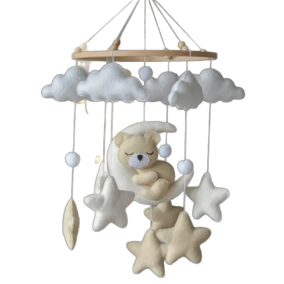 mobile pour bebe etoile nuage et ours bébé