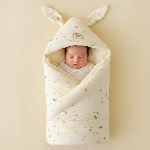 Nid d'anges bebe en coton