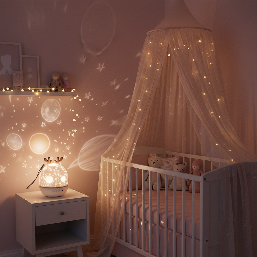 VEILLEUSE musical pour bebe chambre fille 