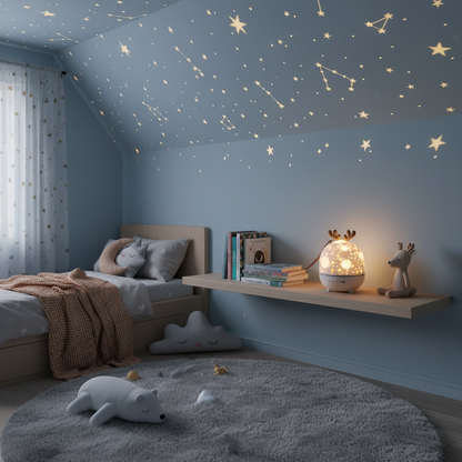 Veilleuse musical pour bebe chambre garcon 
