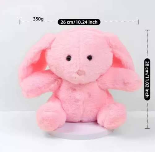Doudou rose lapin 