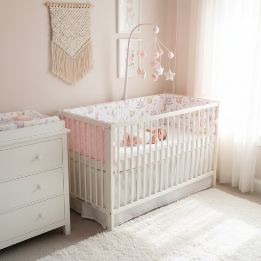 tour de lit bebe fille