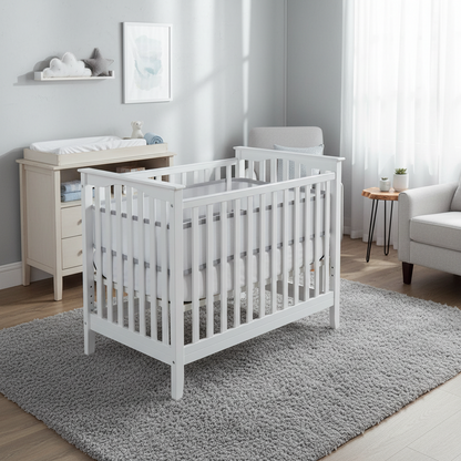 tour de lit respirant Gris 