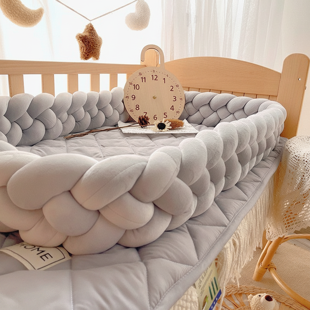 tresse de lit cabane 4brins
