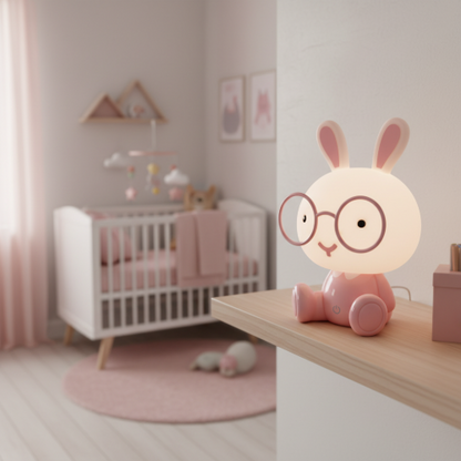 Veilleuse lapin lunette