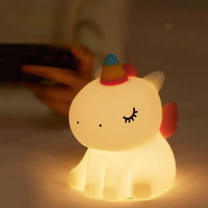 Veilleuse | Licorne Tactile en Silicone