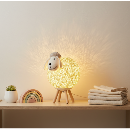 Veilleuse bebe mouton 