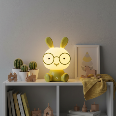 Veilleuse lapin lunette 