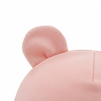 Zoom bonnet oreilles rose