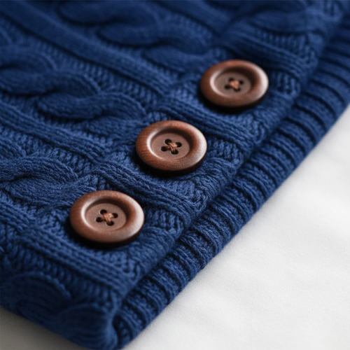 Nid d ange bebe garcon en tricot doublé polaire