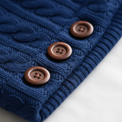 Nid d ange bebe garcon en tricot doublé polaire