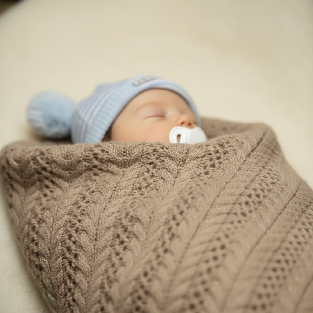 couverture bebe tricot