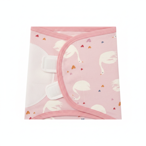 Couverture d'emaillotage motif cygne