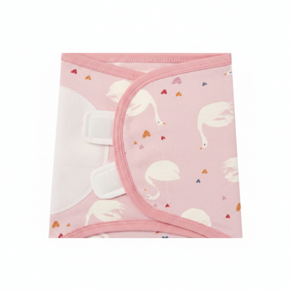 Couverture d'emaillotage motif cygne