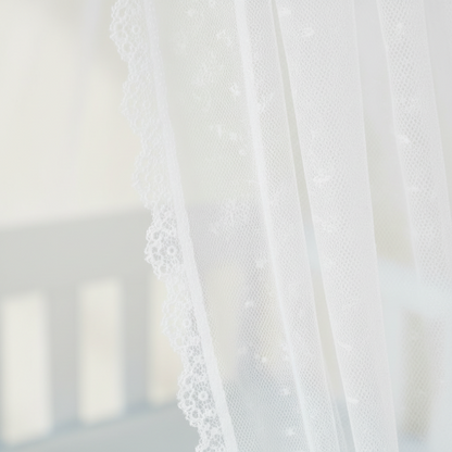 Moustiquaires lit bebe | Voile Dentelle Haute Densité
