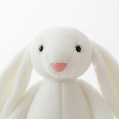 Doudou lapin blanc