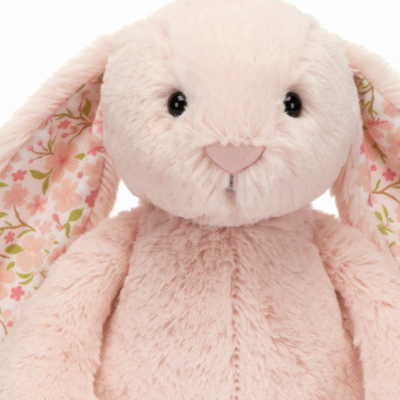 Doudou lapin rose