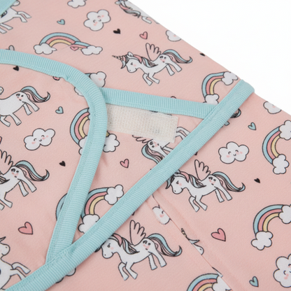 Couverture d'emmaillotage bébé fille | coton anti-effraction