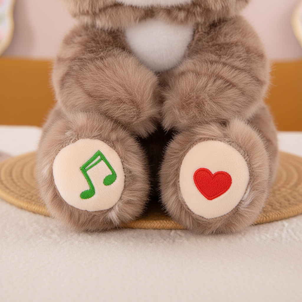 Doudou qui respire| chat lumineux et musicale