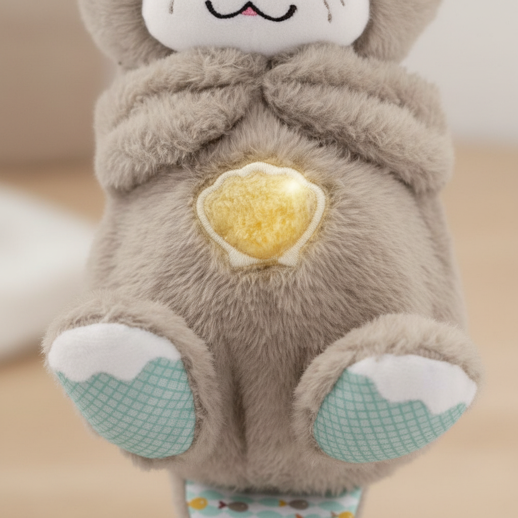 Doudou loutre qui respire| velours ultra doux