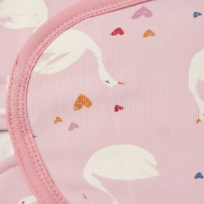 Couverture d'emaillotage motif cygne
