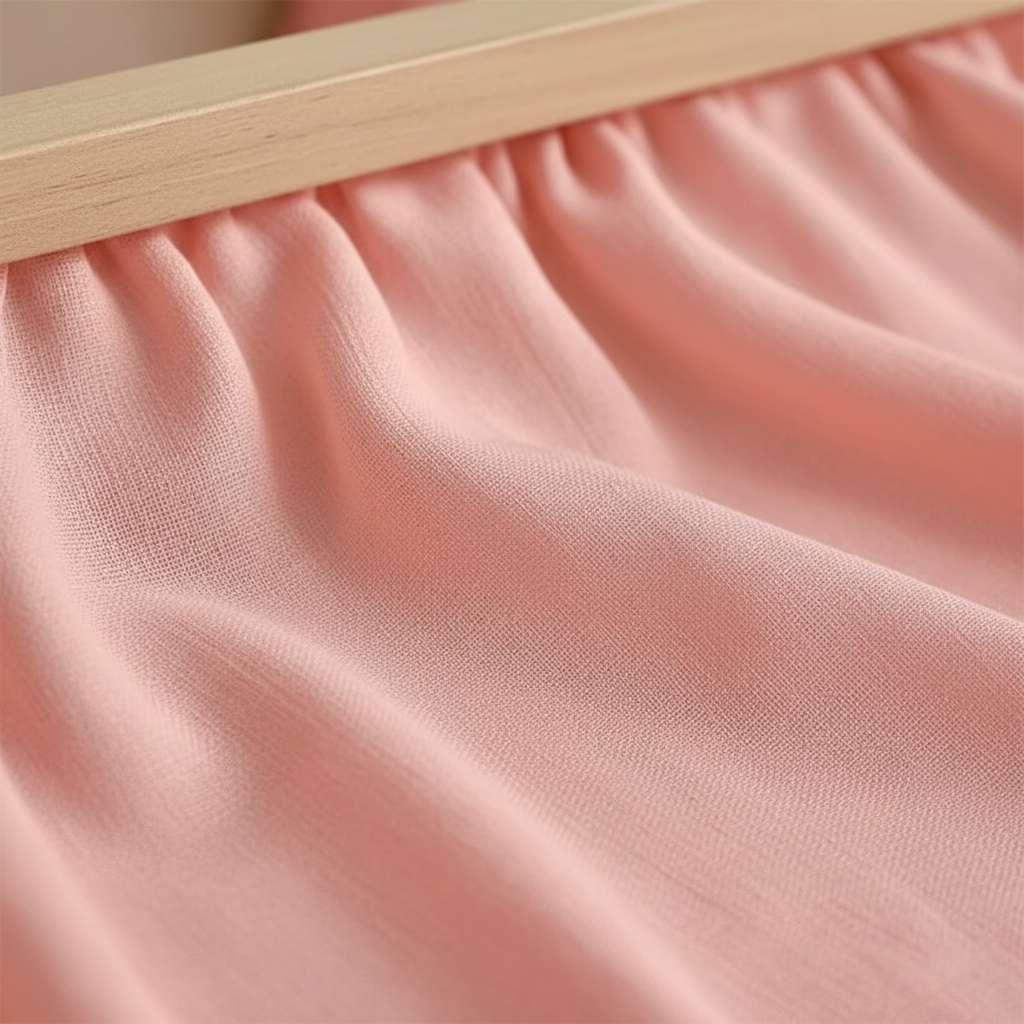 ciel de lit cabane  rose